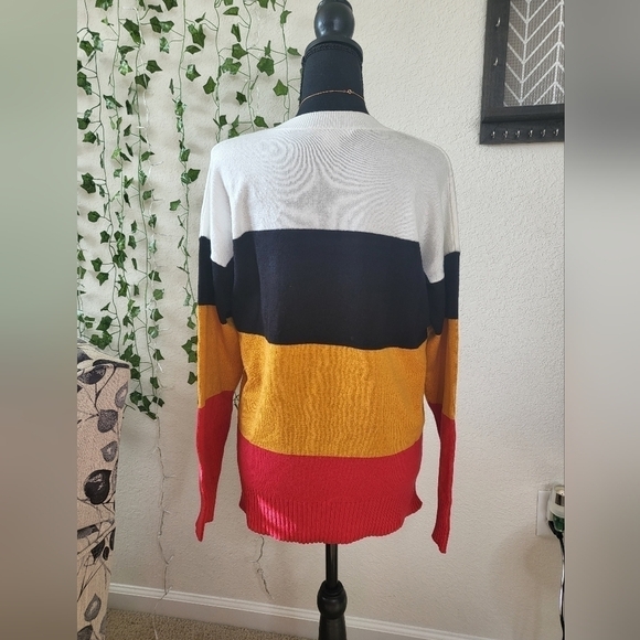 💚HP💚NWOT French Connection Babysoft Stripe Crew Neck Jumper Sweater - Picture 5 of 6